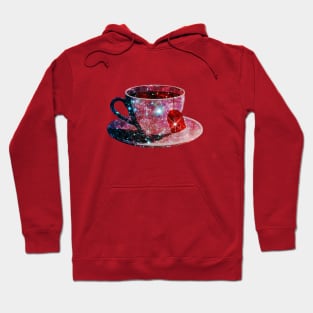 Stars in my tea - red Hoodie